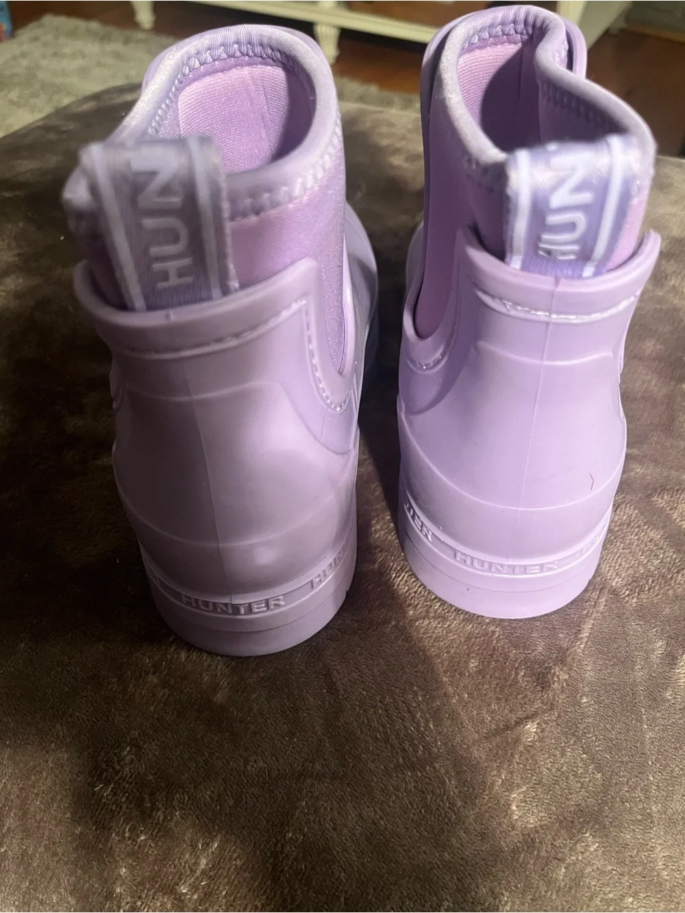 Hunter Kids Lavender Chelsea Rain Boot